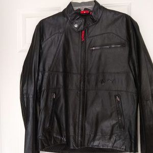 PUMA Ducati Leather Racing Jacket